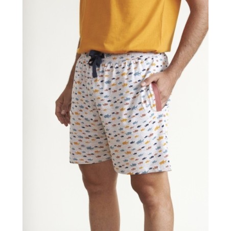 Pijama de hombre algodón con tapeta