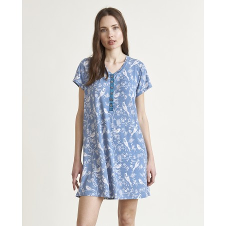 Camisola de mujer punto estampado pájaros JJB_EH0810